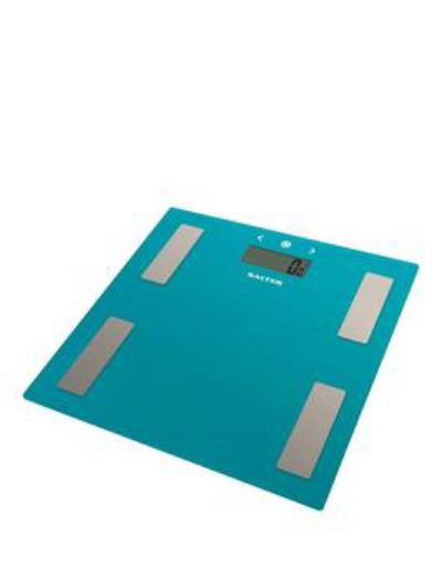 Salter Analyser Bathroom Scales In Teal